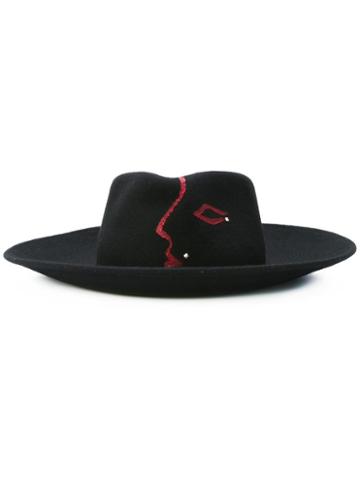 Celine Robert 'lanine' Hat, Women's, Size: Small, Black, Wool Felt