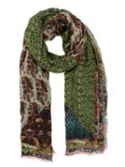 Faliero Sarti Printed Scarf, Adult Unisex, Modal/cashmere