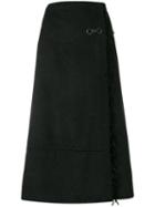 Paco Rabanne Pre-owned Wrap-around A-line Skirt - Grey