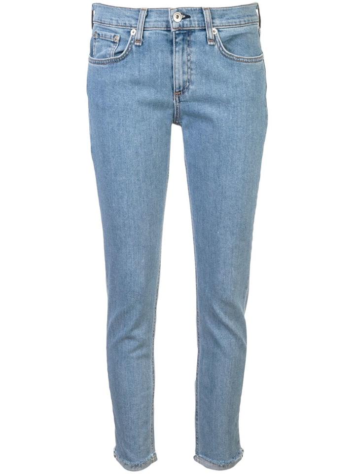 Rag & Bone /jean Low-rise Skinny Jeans - Blue