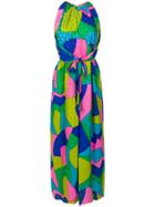 A.n.g.e.l.o. Vintage Cult Beaded Geometric Printed Dress - Multicolour