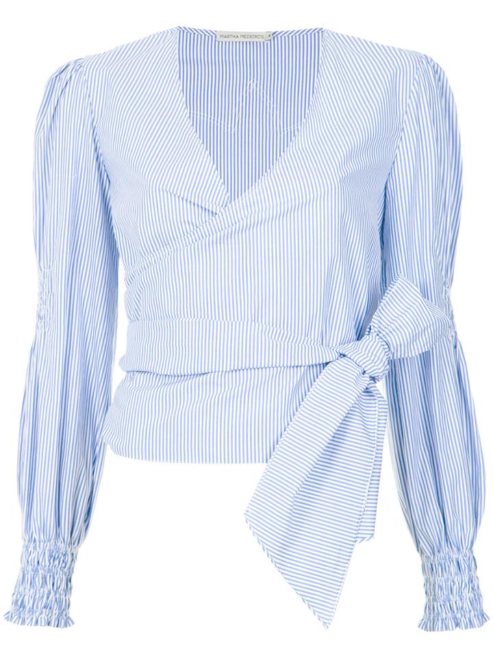 Martha Medeiros Kenia Striped Blouse - Blue