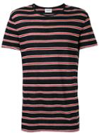 Harmony Paris Striped T-shirt, Men's, Size: Large, Black, Linen/flax