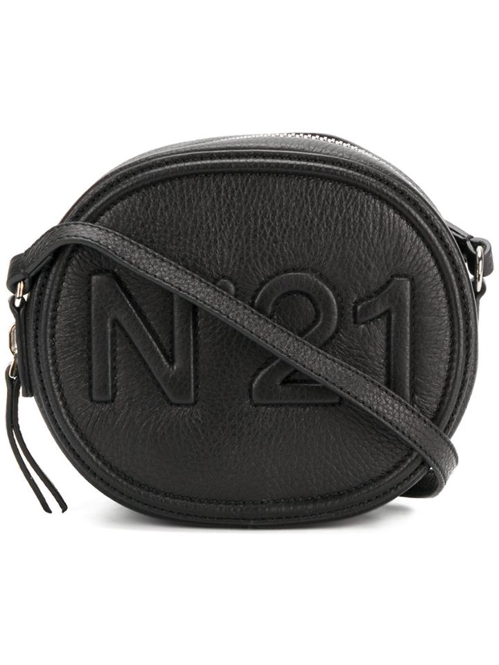 No21 Round Crossbody Bag - Black
