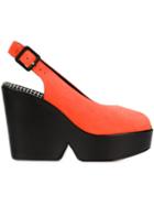 Robert Clergerie Sling-back Wedges