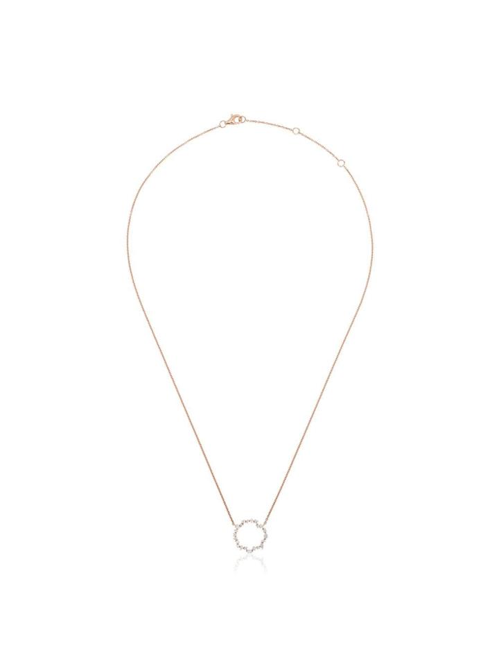 Rosa De La Cruz 18k Rose Gold Cascade Diamond Necklace