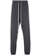 Rick Owens Dropped Crotch Track Trousers - Blue