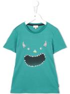Paul Smith Junior - Monster Print T-shirt - Kids - Cotton - 5 Yrs, Green