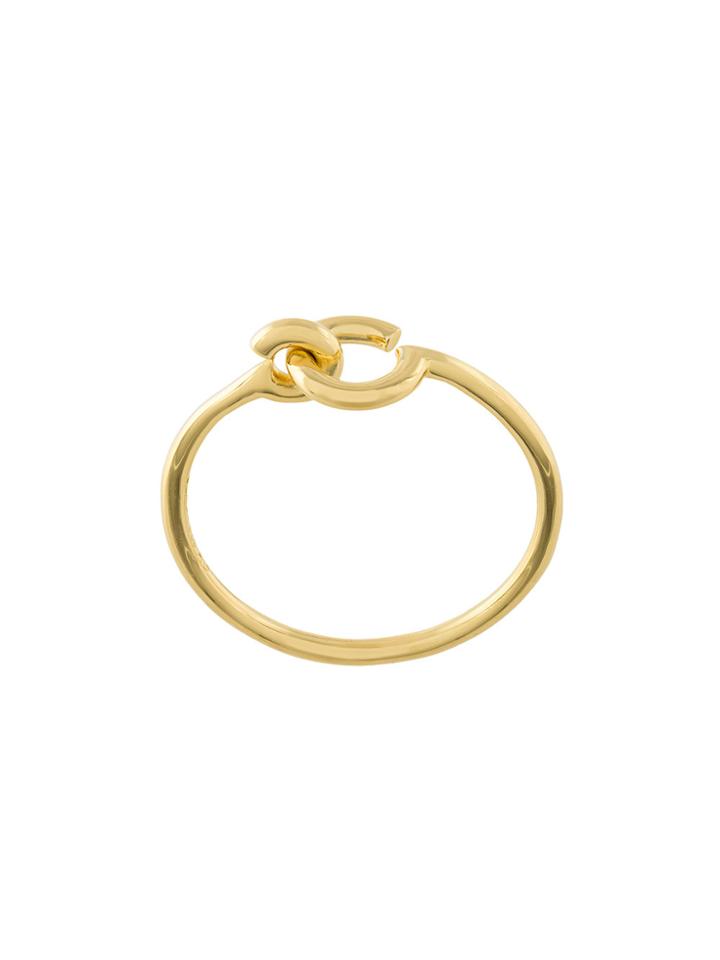 Maria Black Hook Ring - Metallic