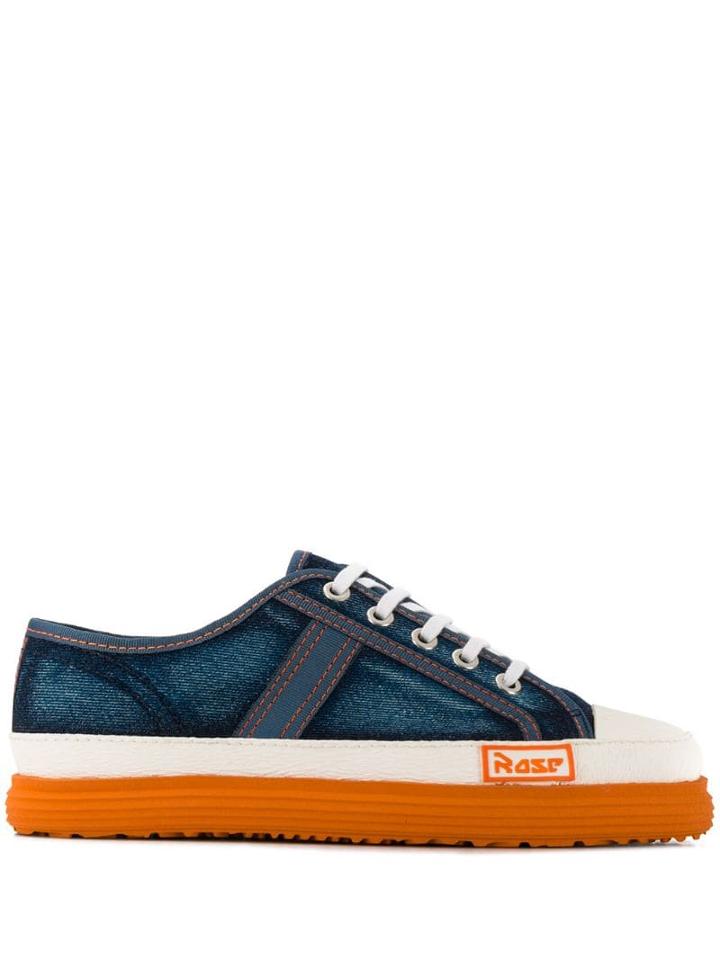 Martine Rose Denim-look Sneakers - Blue