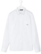 No21 Kids - Classic Shirt - Kids - Cotton/spandex/elastane - 14 Yrs, Boy's, White