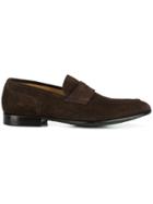 Green George Suede Loafers - Brown