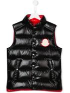 Moncler Kids Teen Padded Gilet - Black