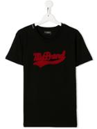 My Brand Kids Teen Textured Logo T-shirt - Black