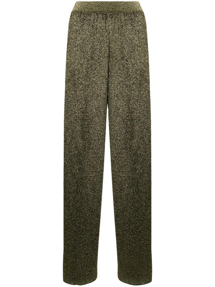 Missoni Straight-leg Glitter Trousers - Gold