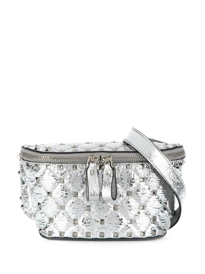 Valentino Valentino Garavani Rockstud Spike Belt Bag - Metallic
