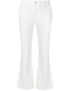 Stella Mccartney Cropped Flared Trousers - White