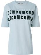 Mcq Alexander Mcqueen Embroidered Logo T-shirt - Blue