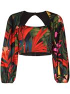Mara Hoffman Floral Print Crop Top - Multicolour