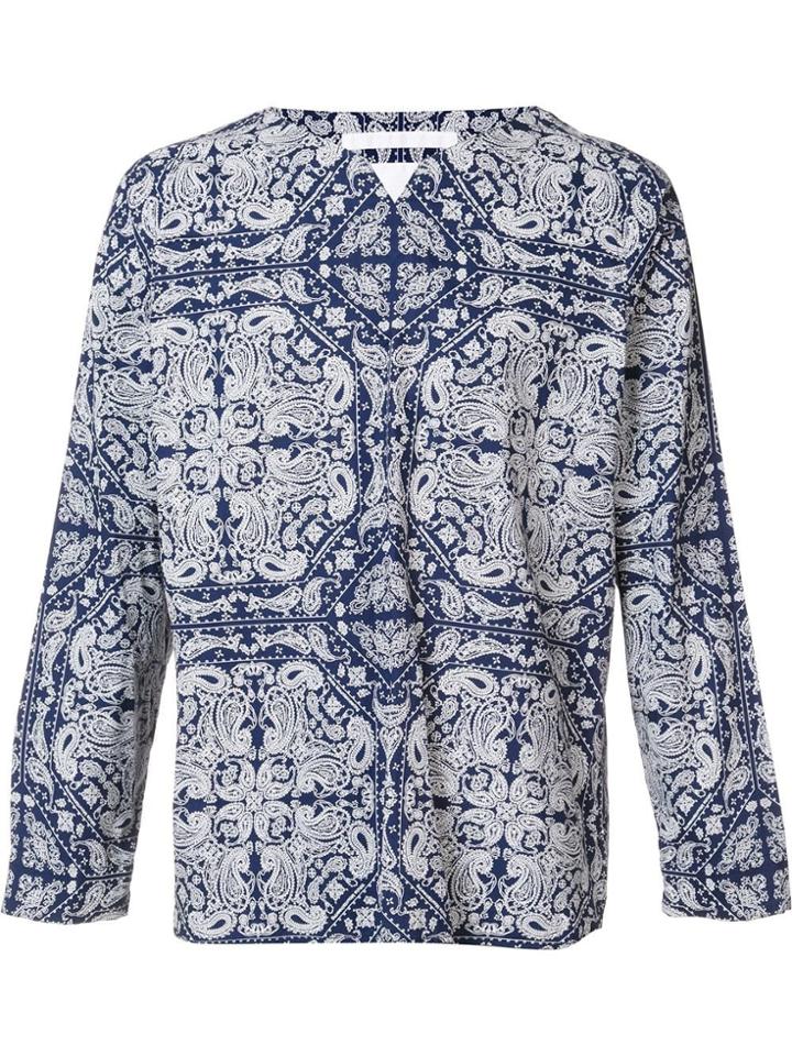 White Mountaineering 'bandana' T-shirt - Blue