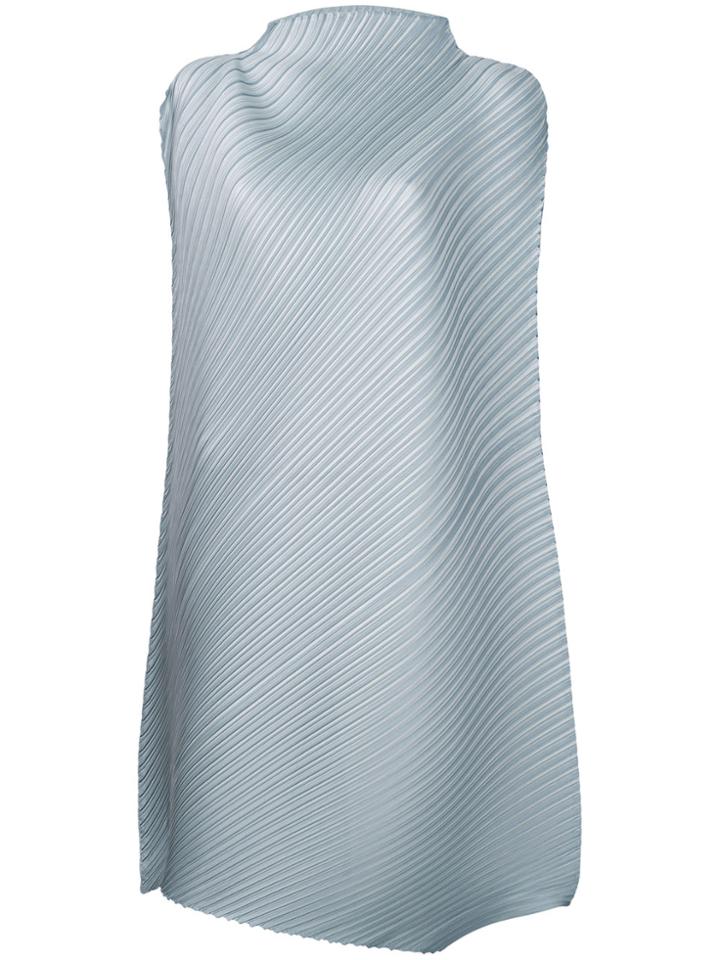 Pleats Please By Issey Miyake Pleated Shift Dress - Green