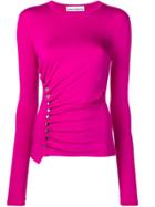 Paco Rabanne Side Buttons Blouse - Pink