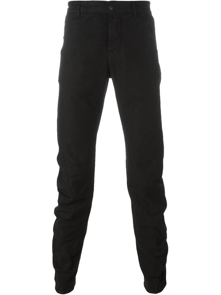 Andrea Ya'aqov Twisted Pants, Men's, Size: 30, Black, Cotton/linen/flax