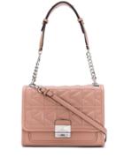 Karl Lagerfeld K/kuilted Studs Shoulderbag - Pink