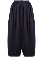 Comme Des Garçons Doby Striped Trousers - Blue