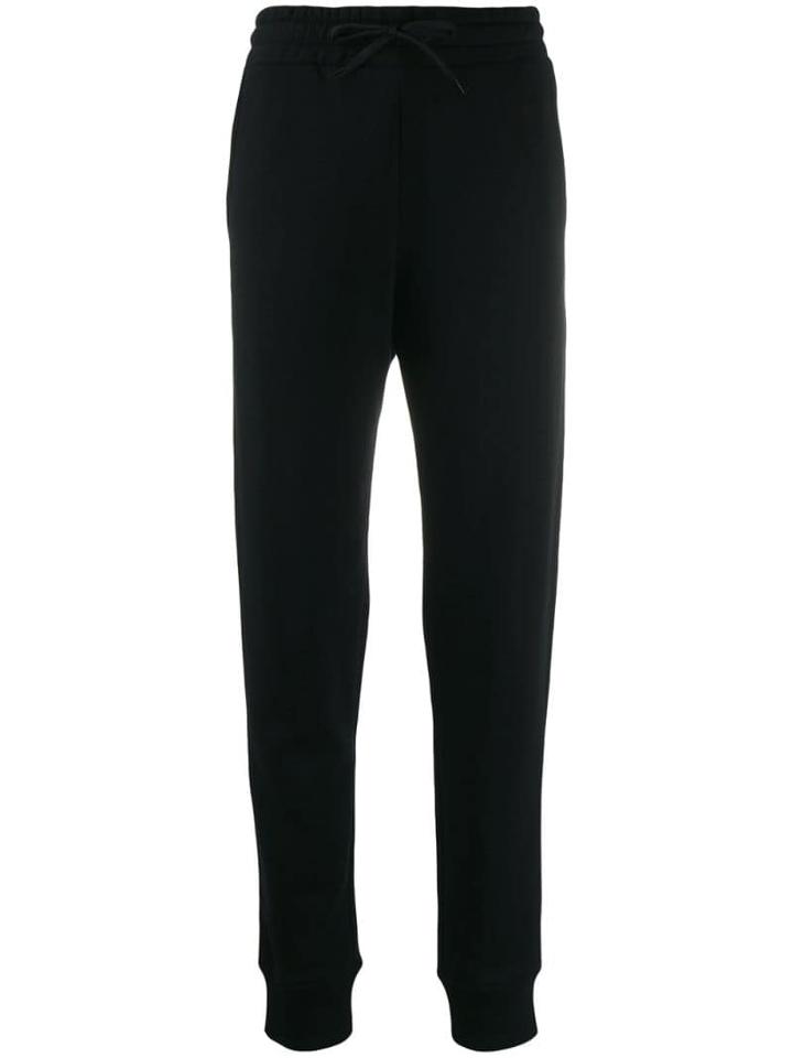 Paco Rabanne Contrast Logo Trousers - Black