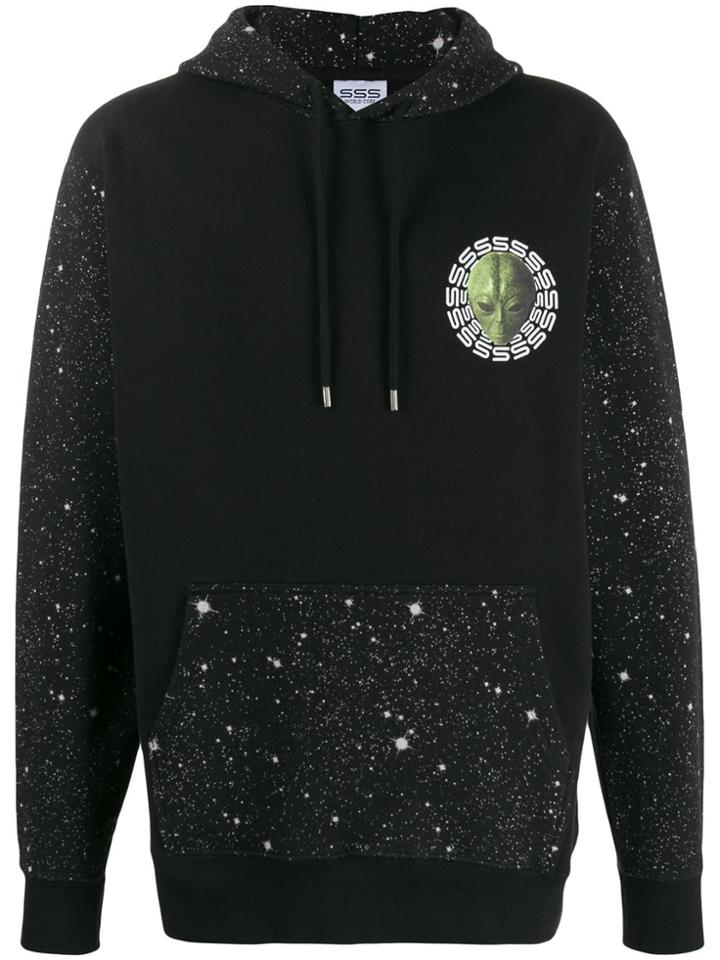 Sss World Corp Galaxy Hoodie - Black
