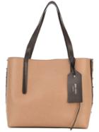 'twist East West' Tote - Women - Calf Leather - One Size, Nude/neutrals, Calf Leather, Jimmy Choo