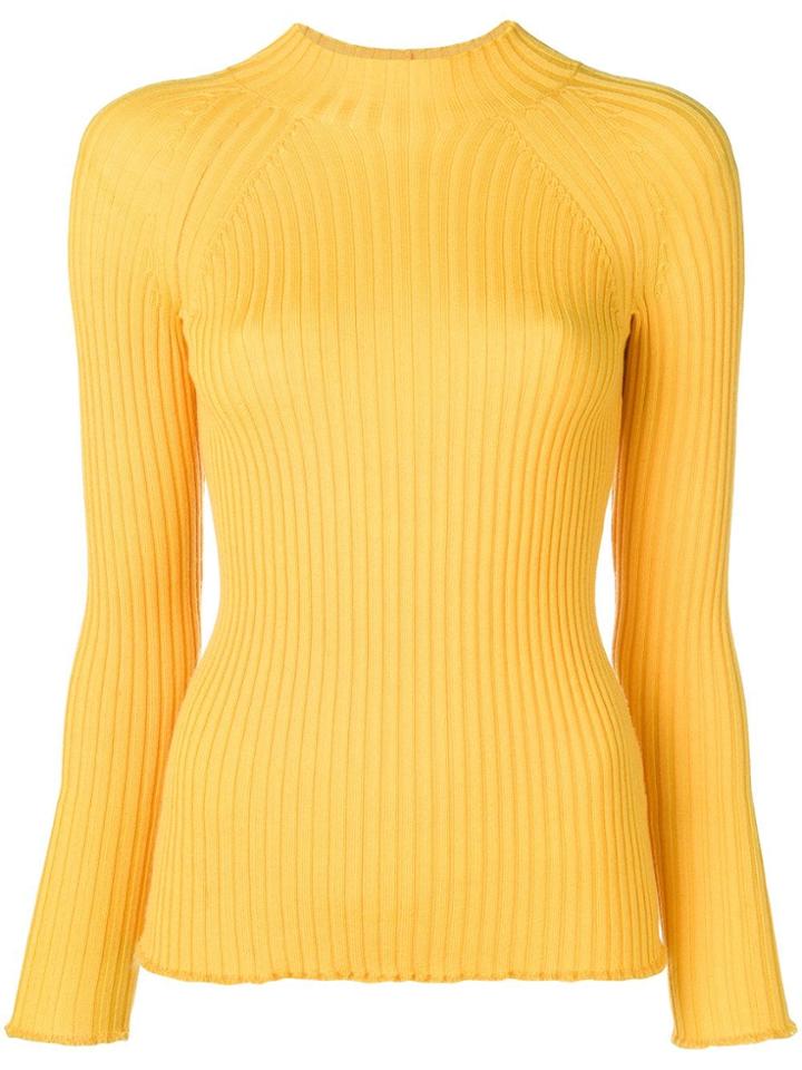 Sonia Rykiel Ribbed Jumper - Yellow