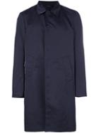 Jil Sander - Single Breasted Raincoat - Men - Polyester - 52, Blue, Polyester