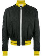 Haider Ackermann Zipped Bomber Jacket, Men's, Size: Small, Black, Acetate/viscose/cotton/rayon