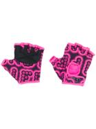 Fendi Printed Fingerless Gloves - Pink & Purple