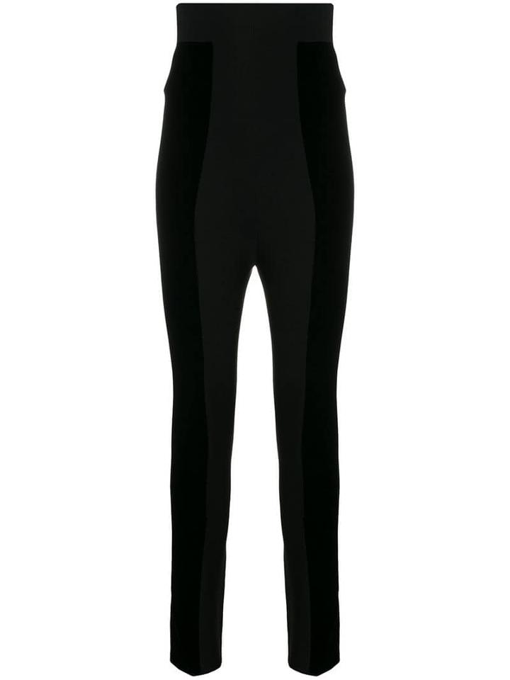 Jean Paul Gaultier Pre-owned 1990's High Rise Skinny Trousers - Black