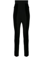 Jean Paul Gaultier Pre-owned 1990's High Rise Skinny Trousers - Black