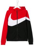 Nike Kids Teen Classic Brand Hoodie - Red
