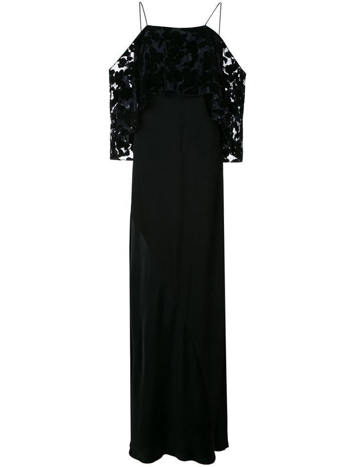 Ginger & Smart - Recollection Gown Dress - Women - Nylon/rayon - 10, Black, Nylon/rayon