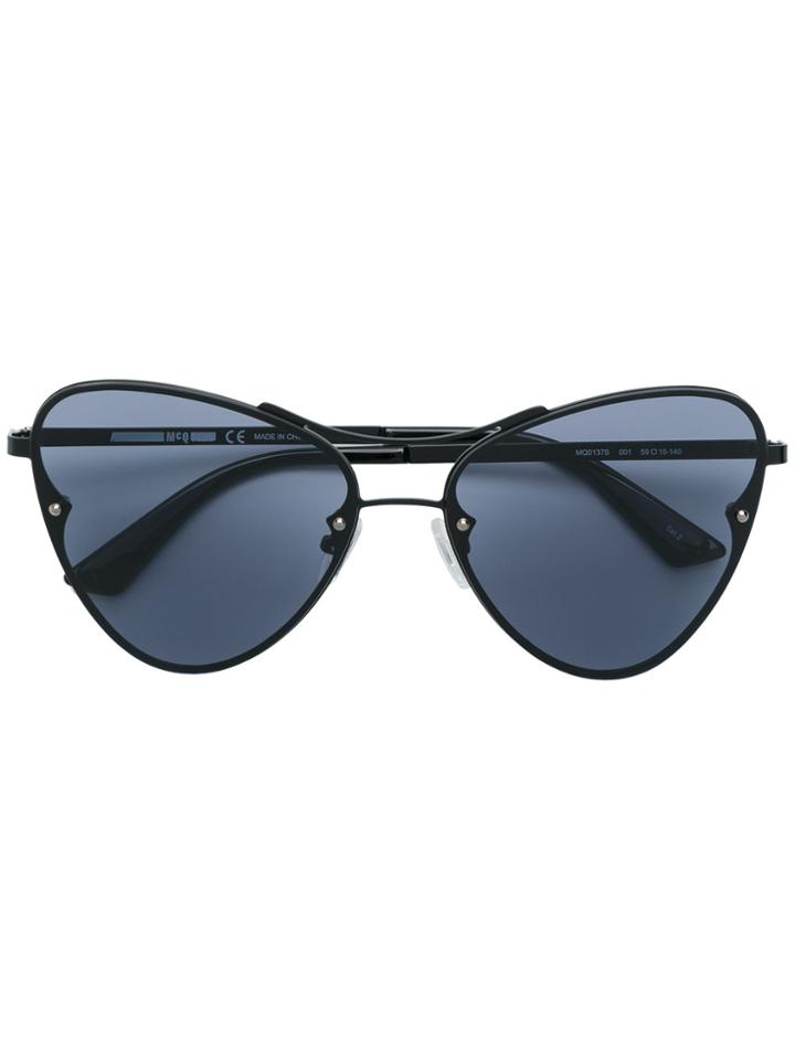 Mcq By Alexander Mcqueen Eyewear Oversized Tinted Sunglasses - Black