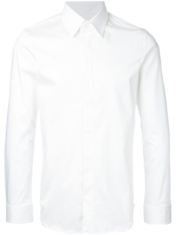 Roar Studded Guns Shirt, Men's, Size: Iv, White, Cotton/lyocell/polyurethane