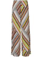 Tory Burch Mixed Stripe Trousers - Multicolour