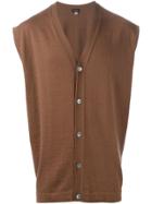 Romeo Gigli Vintage Knit Vest - Brown