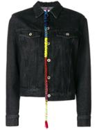 Loewe Embroidered Knot Denim Jacket - Black