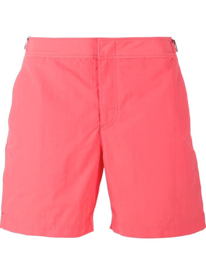 Orlebar Brown 'bulldog' Swim Shorts, Men's, Size: 30, Pink/purple, Polyamide/polyester
