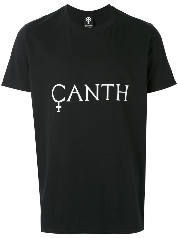 Heikki Salonen - Canth T-shirt - Men - Cotton - L, Black, Cotton