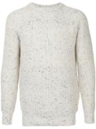 Guild Prime Flecked Ribbed Sweater - White