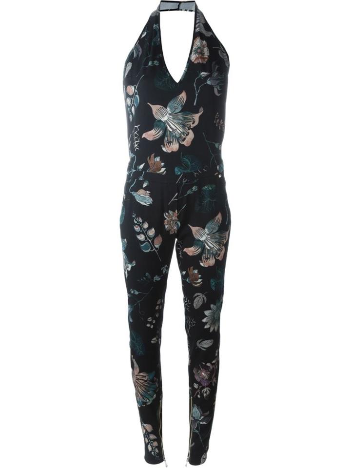 Versus Floral Print Jumpsuit