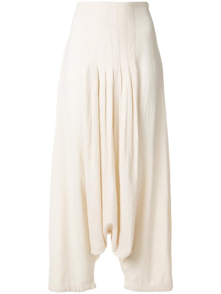 Anaak Drop Crotch Pants - Nude & Neutrals